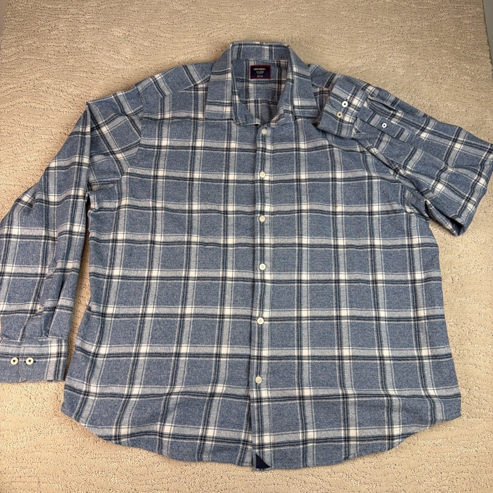 Men's UNTUCKit 2XL Long Sleeve Plaid Flannel‎ Button Shirt